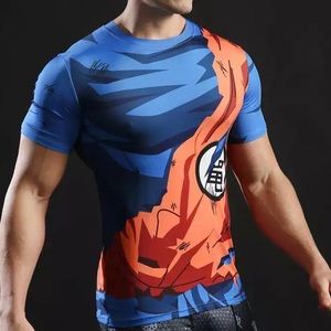 Dragon Ball Z Goku Compression Athletic Shirt